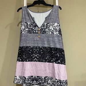 SHEIN Multicolor Sleeveless Tank Top